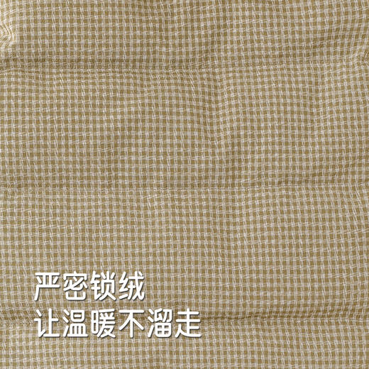 【商场同款】英氏婴儿羽绒连帽哈衣连体衣男宝冬季保暖亲肤新款超韧绒 商品图2