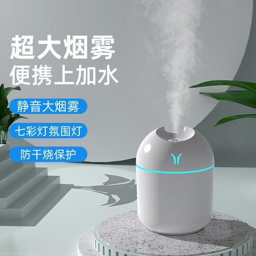新款迷你小Y加湿器静音加湿办公桌面X5幸运草加湿迷你USB喷雾器 商品图2