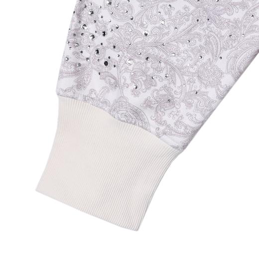 WT211SDSA男士秋冬新款痞帅男装潮流印花烫钻拉链开衫连帽卫衣百搭宽松 商品图4