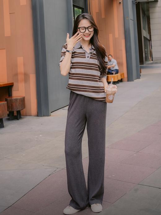 松紧腰休闲直筒裤FCF3PAT113 商品图6