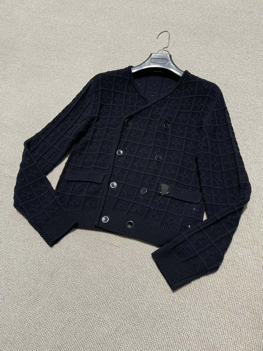 91-3 马户王鹤棣同款棉针织开衫 我上身L宽松廓形 商品图10