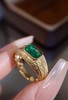 0.77ct刻面祖母绿戒指 商品缩略图1
