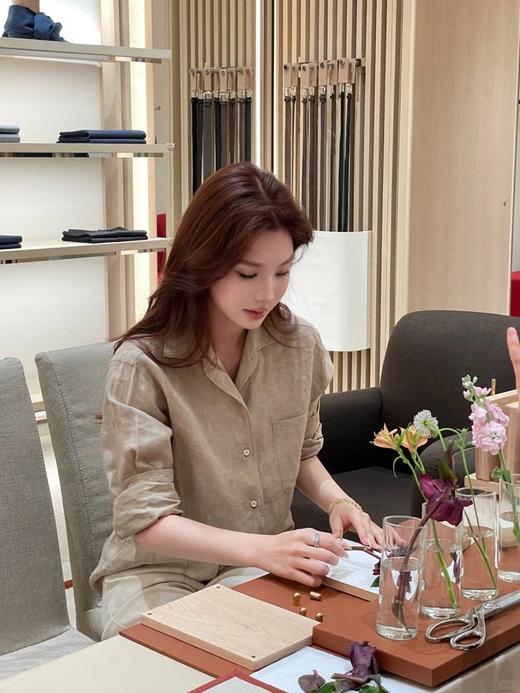 【高品质私服】【LP老钱风亚麻宽松口袋衬衫+阔腿长裤】宽松剪裁，慵懒随性，不挑身材还显瘦G1521/G1522-CC【无标出货 介意慎拍】 商品图4