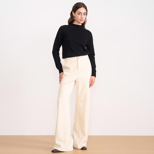 EITIE爱特爱打底显瘦修身立领纯色针织衫秋新款7901612 商品图10