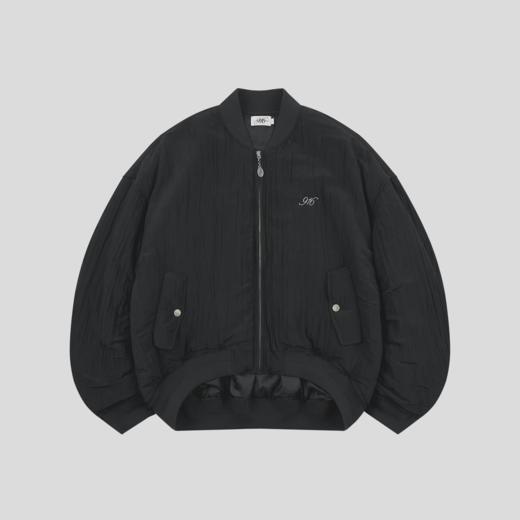 GOODBAI 916 褶皱肌理棒球领收口拉链oversize外套 商品图3