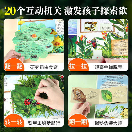 【青葫芦】那么大！立体书：昆虫 3-8岁 儿童3d立体书 商品图5