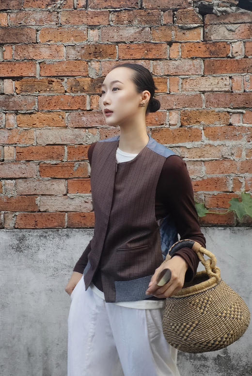 【第二层肌肤】噢蜜ooomeooo假两件大U领打底衣 商品图5