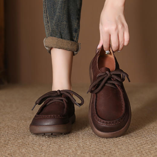 FR 85080时尚百搭磨砂勃肯鞋豆豆鞋一脚蹬 商品图3