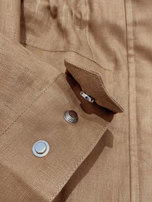 【高品质私服】【LP老钱风亚麻立领外套】微A字动态廓形，自带天然柔光肌理感！紫外线UPF50阻隔率N1542-CC【无标出货 介意慎拍】 商品图13