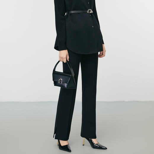 EITIE爱特爱秋季新款时尚职业干练通勤百搭显瘦女裤7905611 商品图2