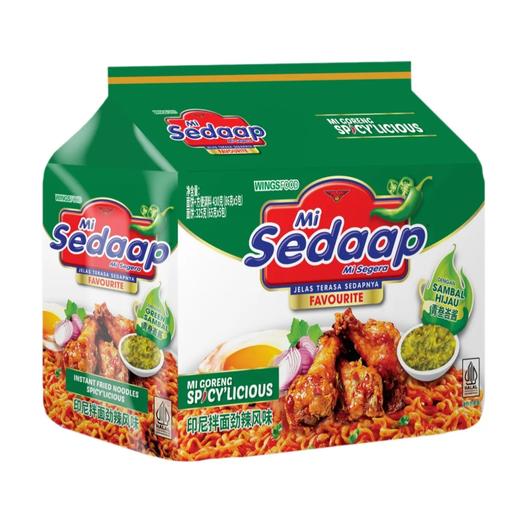 【超市】辉英喜达印尼拌面劲辣味450g 商品图0