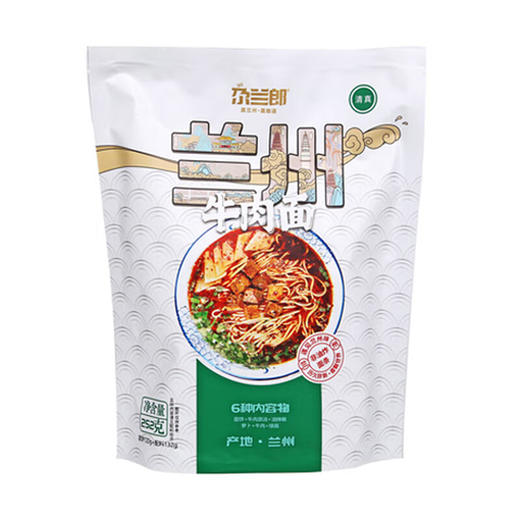 尕兰郎兰州牛肉面6袋装1512g 商品图2