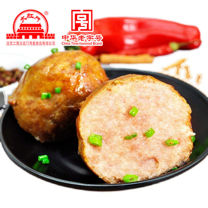 大红门红烧狮子头，12袋组合，国企二商大红门品牌，品质安心，老北京传承手艺，鲜肉加工制作，小锅慢卤，肉质鲜嫩、软烂适口，滋味十足，解馋下饭。加热即食，吃法多样，回味无穷M