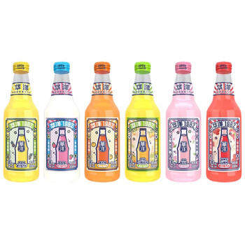 华洋1982汽水果味碳酸饮料358ml*12瓶玻璃瓶装低糖0脂网红饮品 /水饮冲调 /饮料 /碳酸饮料 商品图5