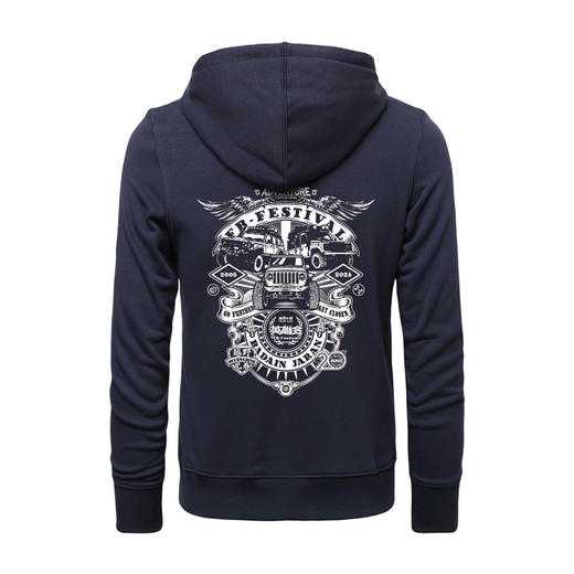 秋冬新款20周年国庆英雄会连帽拉链开衫卫衣全棉团队定制队服B款 NMT-2238 商品图5