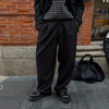 徐太浪【垂坠 松弛感】340g宽松直筒黑色西裤男春秋大码正装裤子 商品缩略图0