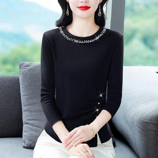 KQL 765G392T恤妈妈圆领上衣 商品图2