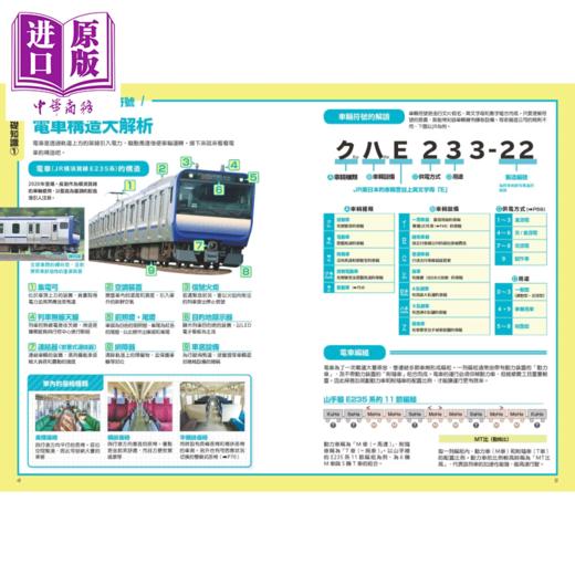 预售 【中商原版】日本铁道小百科 240种列车 丰富分类 趣味知识   日本铁道系列7	朝日新闻出版	人人出版	港台原版 商品图1