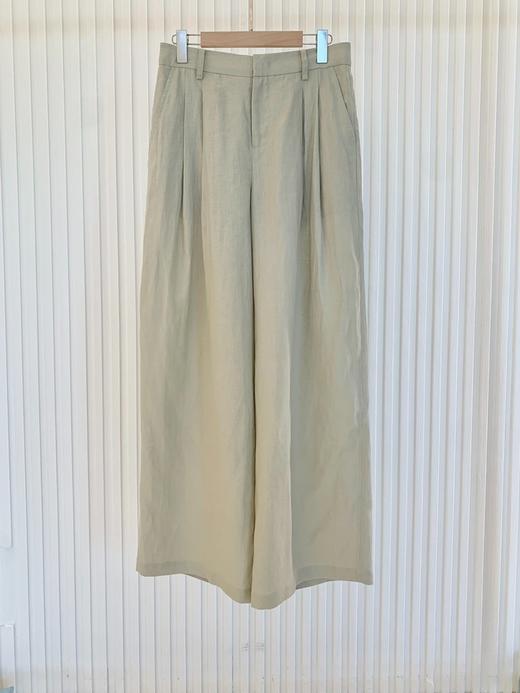 【高品质私服】【MC亚麻高腰及地直筒阔腿裤】以亚麻定下舒适基调 感受夏日清风与自由G1518-CC【无标出货 介意慎拍】 商品图7