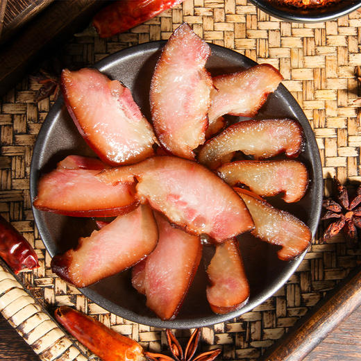 【舌尖上的美味❗️腊猪脸猪鼻子】传统工艺制作川味特产，优选猪拱嘴优质部分，入口肉香脆糯，延续传统手工制作工艺，腊猪拱嘴湖南柏树枝，烟熏猪头肉腊猪脸猪鼻子，湖南特产下酒菜熏鼻子L 商品图1