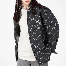 M1B DENIM系列情侣复古宽松牛仔外套长袖衬衫 WT877