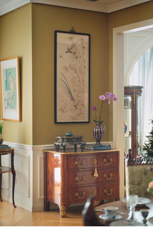 【已售】独角鹿西洋古董 20世纪初中国出品「锦上添花」传统东方花鸟主题粤绣挂屏 商品图0