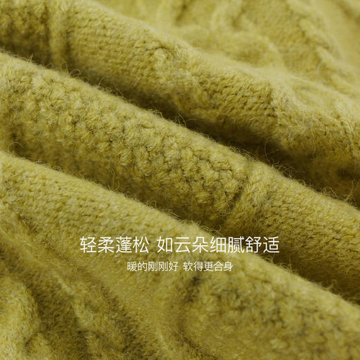 马克珍妮女童轻盈舒适菱格针织开衫2025年秋冬新款551863 商品图4