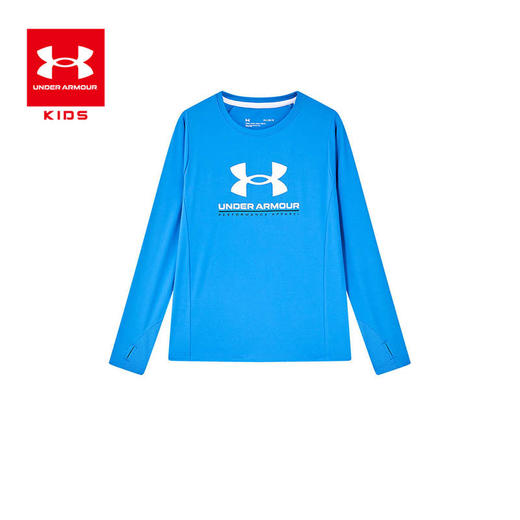 【12月-特惠福利】Under Armour安德玛男女童新款轻奢吸湿速干圆领长袖T恤253121123 商品图7