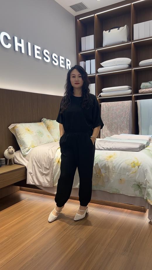 【100%桑蚕丝】铂雅女士真丝外穿收脚口裤 90/19311P 商品图1