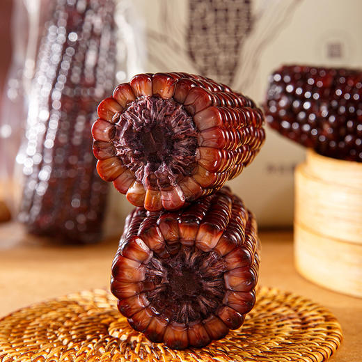 谷苞苞巧克力黑甜糯玉米真空有机种植富硒非转基因玉米棒代餐 商品图1