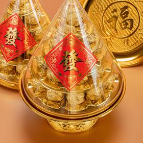 【送礼佳品❗️巧克力金字塔】香醇浓郁，乐享美味，香醇可口，满足您的味蕾！招财进宝节日贡品发财金沙球夹心巧克力拜财神礼中秋节礼物L-d