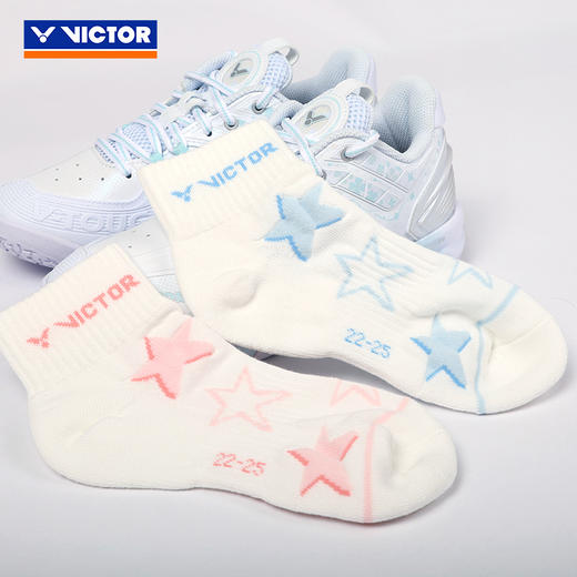 VICTOR威克多羽毛球袜黄雅琼专属系列SK507HYQ 郑思维专属系列SK508ZSW球袜SP507ZSW护腕 TW509ZSW毛巾 商品图1