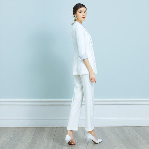 IWY/白色长袖西装长裤套装 CP955 商品图6