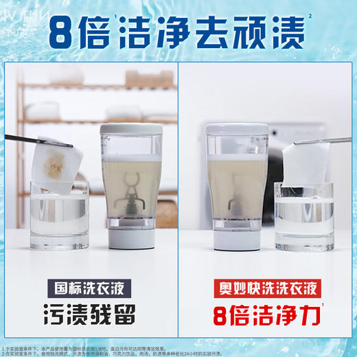 【ZY25】奥妙（OMO）快洗洗衣液洁净柔软/护衣留香/洁净除味1.2kg 商品图2