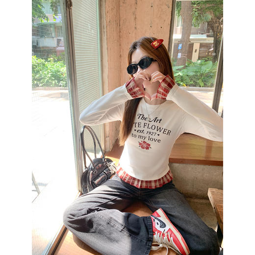 【189元任选2件】现货！黑灰色牛仔微喇裤 商品图2