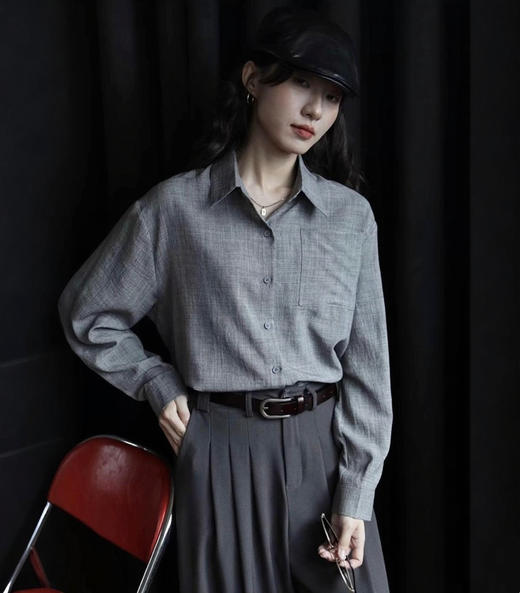 优选丨【浅幼 复古仙踪衬衫】80-145可穿，版型宽松垂顺，面料轻薄舒适柔软，百搭文艺复古风！ 商品图2