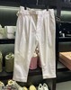 9分白色廓形裤（波哥穿33） 商品缩略图2