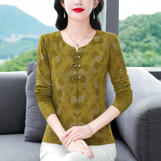 KQL 国风妈妈针织小衫时尚小衫 商品图2