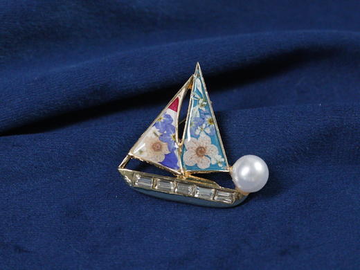 手作创意押花胸针 商品图5