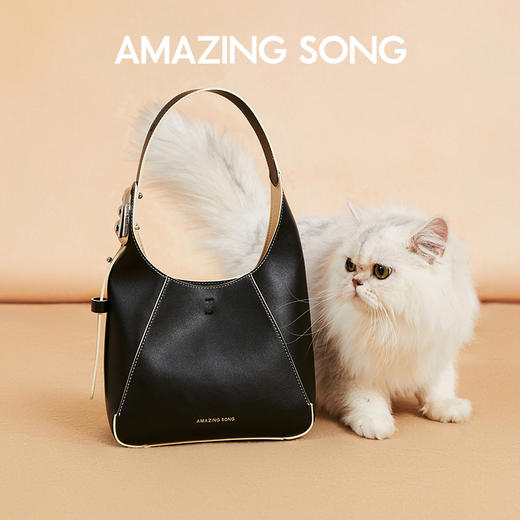 Amazing Song乙颂 显眼包小号手提包简约通勤水桶托特包包【该商品不支持用券】 商品图1