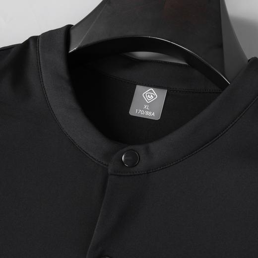 【DK】大依优型大码男装长袖T恤加肥加大时尚休闲圆领暗扣长袖套头男上衣卫衣 商品图3