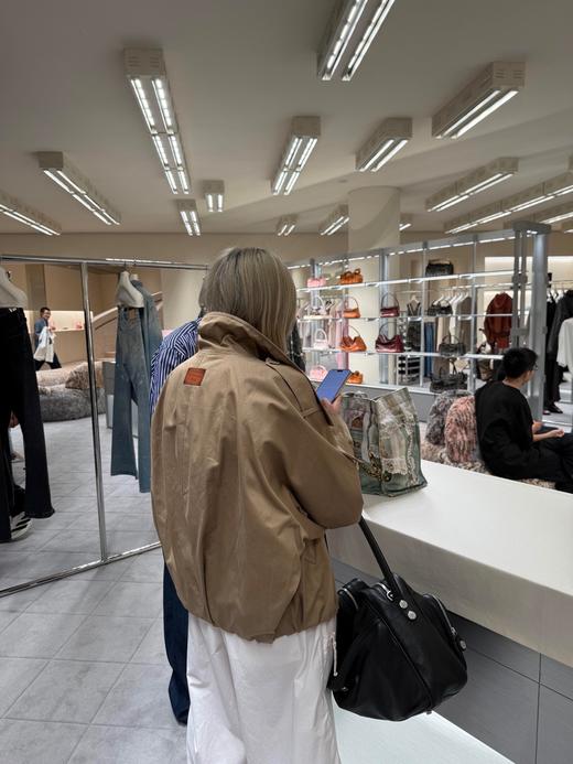 Acne studi*s 25Fw早秋新款 老钱复古风短款夹克风衣外套 商品图12