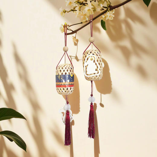 【中秋节DIY竹编灯笼手工&成品系列】手工灯笼制作材料包成品可发光创意手提灯笼装饰挂件 商品图6