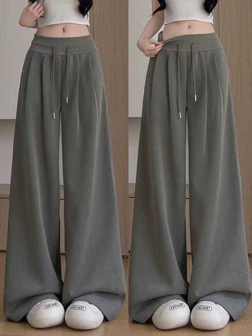 【YW】无忧购韩系休闲小个子运动百搭宽腰提臀裤12589（截单后3-5天发货) 商品图1