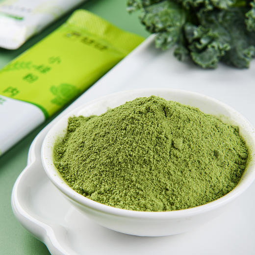 羽衣甘蓝小绿粉 | 150g*2盒（每盒10袋） 补充钙质 维生素D 维生素B12 烟酸 Omega-3 植物奶早餐 食素日课「本单品包邮同享小呆鸟系列满98包邮」 商品图3
