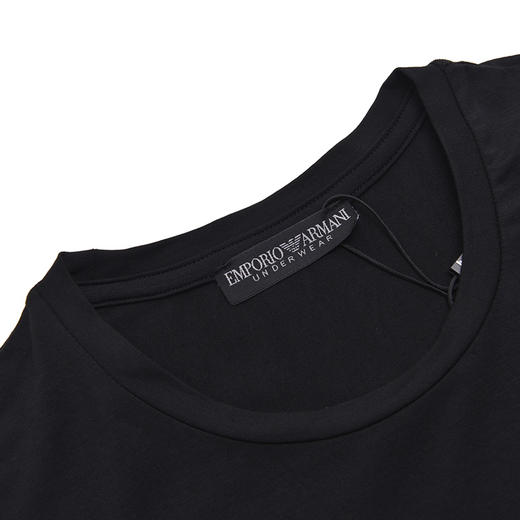 【半卖半送超惠秒】Armani 莫代尔弹力 银标logo 男女通款短袖T恤 97111 商品图3