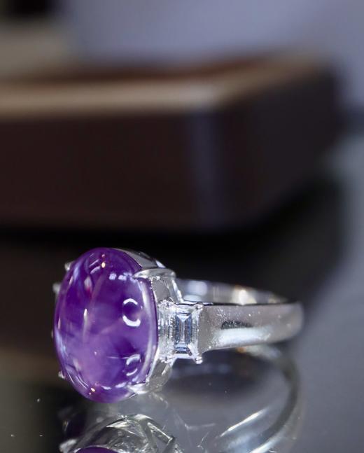 7ct星光紫蓝宝戒指 商品图6