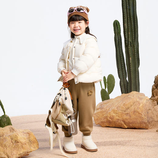 【实体店同款】女童短款羽绒服冬季新款安奈儿童装TG545601 商品图3