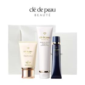 <有书独家>【送礼袋】CPB隔离防晒洁面三件套盒（防晒隔离霜50ML+长管隔离37ml+洁面125ml）香港直邮C