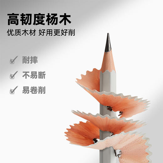 Touchmark素描铅笔美术生专用素描笔多型号2B4B8B联考集训素描铅笔 商品图2